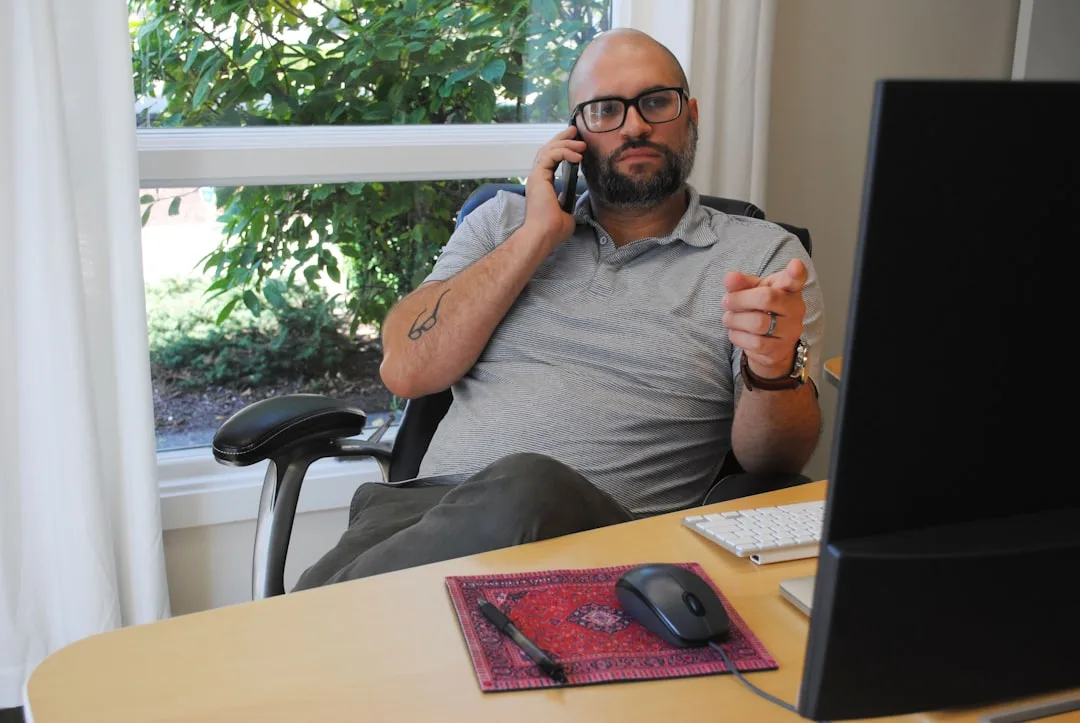 Strategy discussion in a modern office