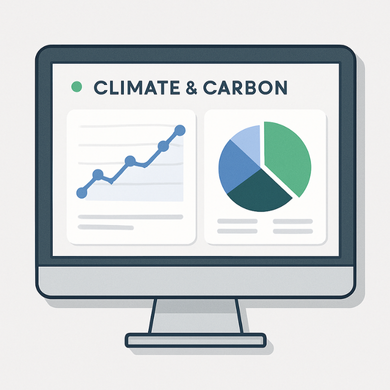 Climate & Carbon Data Dashboards
